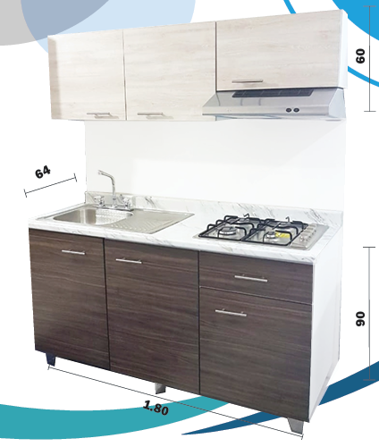 Cocina Francia c/Horno 1.80