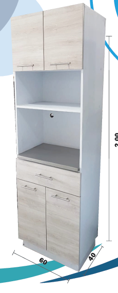 Gabinete de Microondas 60 CM